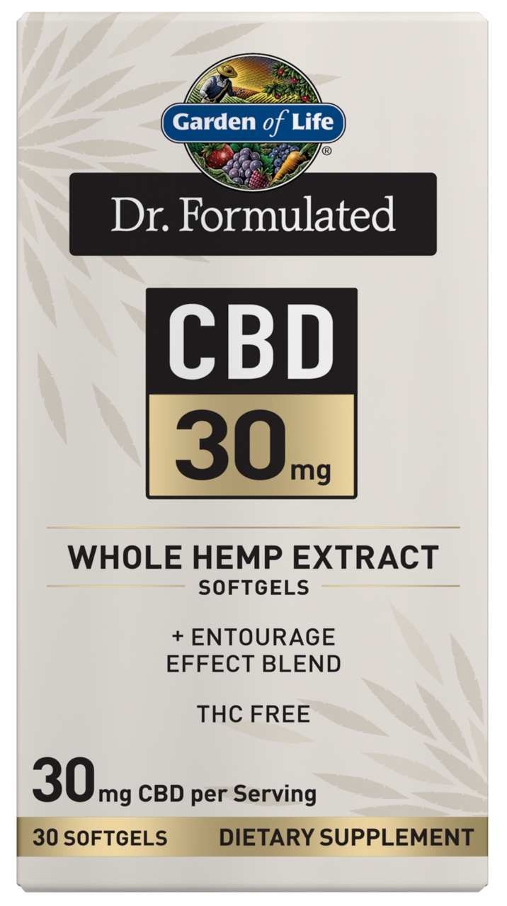 (image for) Dr. Formulated CBD 30mg Whole Hemp Extract 30 Softgels