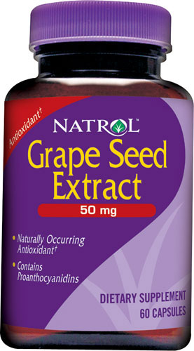 (image for) Natrol Grape Seed, Standardized Extract 50 MG