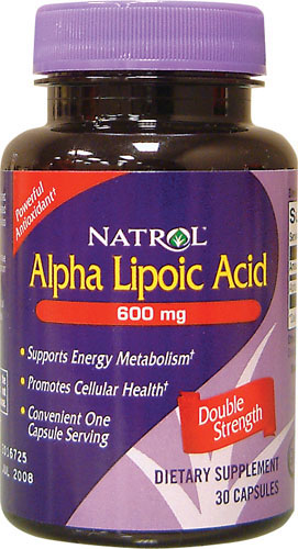 (image for) Natrol Alpha Lipoic Acid 600 MG