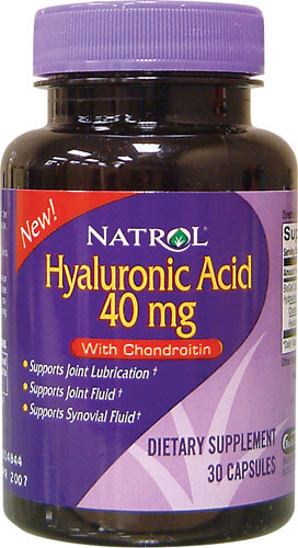 (image for) Natrol Hyaluronic Acid with Chondroitin 40 MG