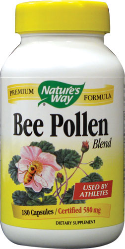 (image for) Bee Pollen 580 MG, 180 Capsules - Nature's Way®