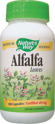 (image for) Alfalfa Leaves 405 MG, 100 Capsules - Nature's Way®