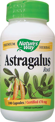 (image for) Astragalus Root 470 MG, 100 Capsules - Nature's Way®