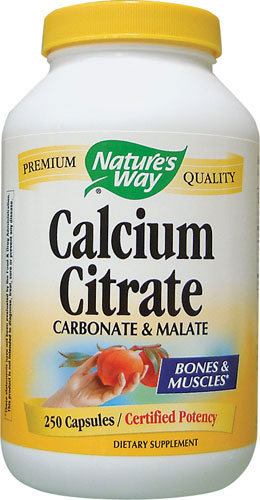 (image for) Calcium Citrate/Malate 250 Capsules - Nature's Way®