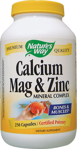 (image for) Calcium, Magnesium & Zinc 250 Capsules - Nature's Way®