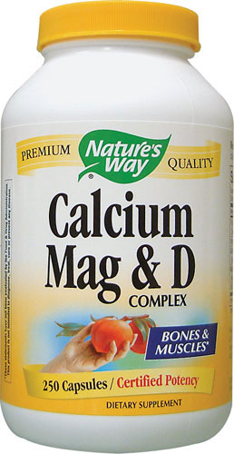 (image for) Calcium, Magnesium & Vitamin D 250 Capsules - Nature's Way®