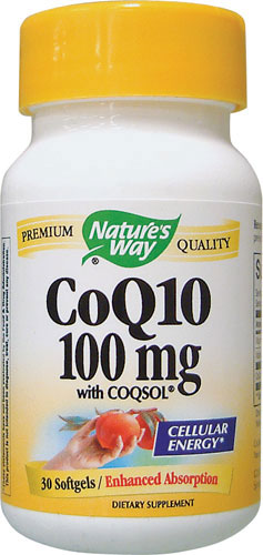 (image for) COQ10 100 MG, 30 Softgels - Nature's Way®