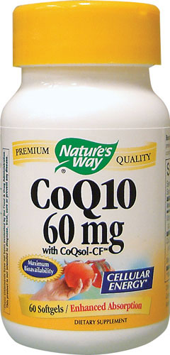 (image for) COQ10 60 MG, 60 Softgels - Nature's Way®