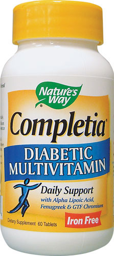 (image for) Completia Diabetic Multi 60 Tablets - Nature's Way®