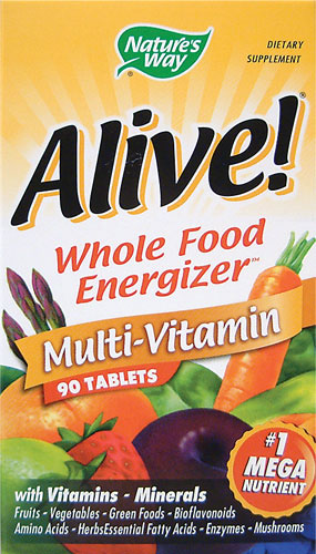 (image for) ALIVE! Whole Food Energizer 90 Tablets - Nature's Way®