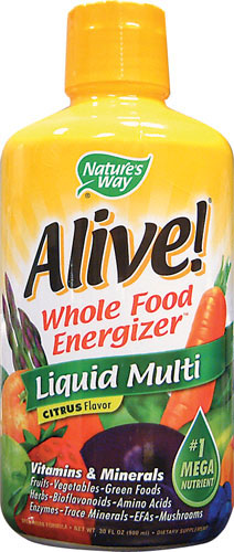 (image for) ALIVE! Whole Food Energizer Liquid 30oz - Nature's Way®