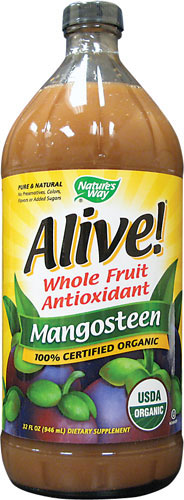 (image for) ALIVE! Organic Mangosteen Juice 32oz - Nature's Way®